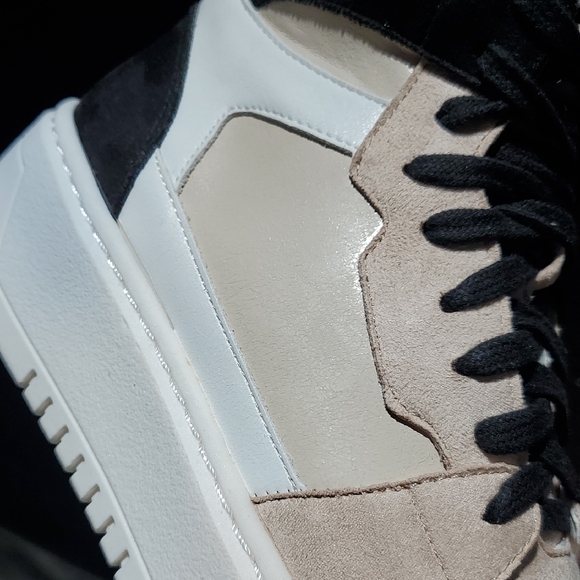 Women's High-Top Sneakers - Beige and Black ShuShop Sincad NIB - Picture 11 of 12